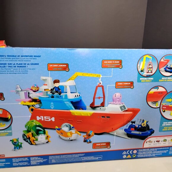 New Paw Patrol Sea Patrol Convertible Boat/Ship - Picture 3 of 10